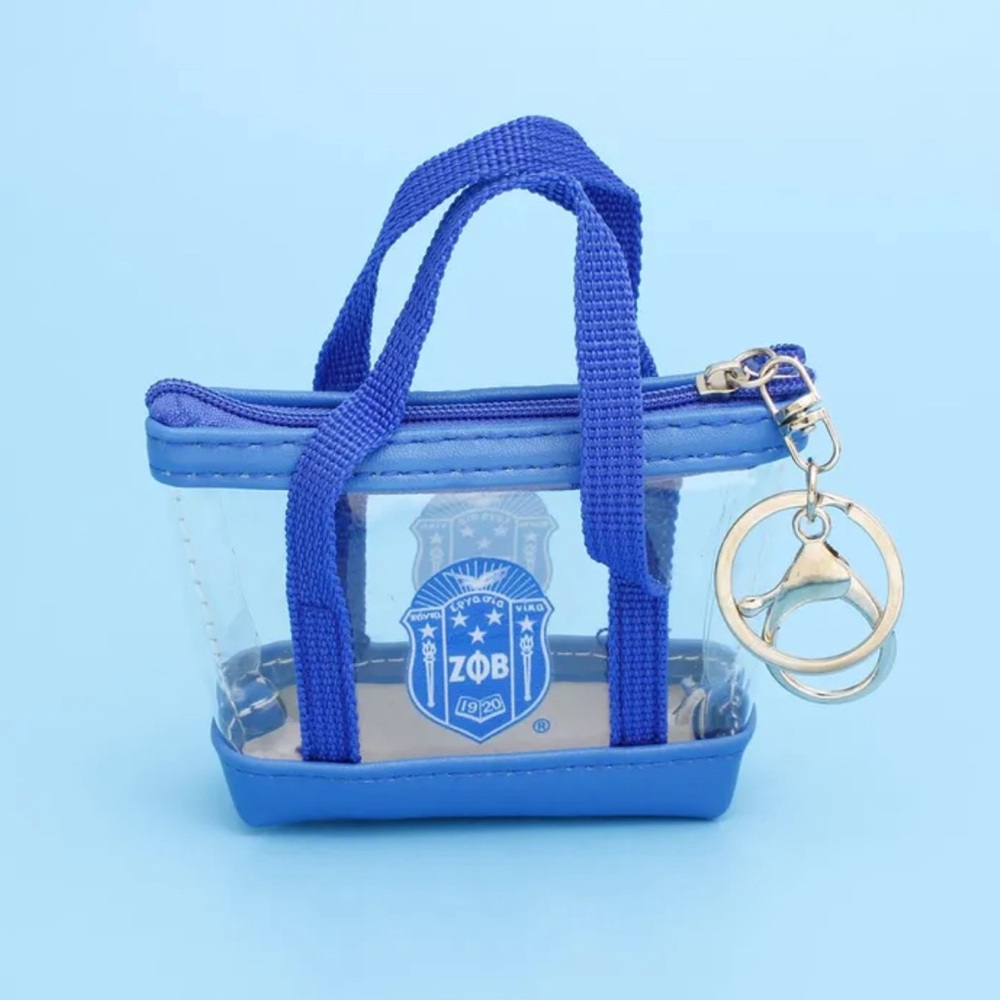 Elegance in Miniature: The ZPB Mini Tote Zipper Pouch Keychain